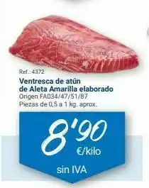 Makro Ventresca de atún origen oferta