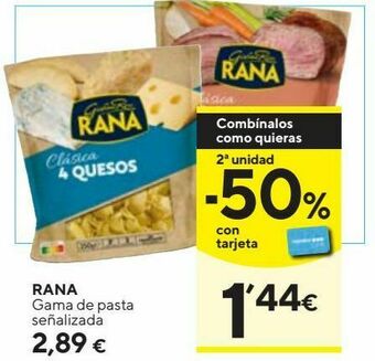 Caprabo Pasta rana oferta