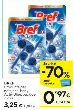 Caprabo Pastillas para wc bref wc oferta