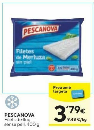 Caprabo Filetes de merluza pescanova oferta