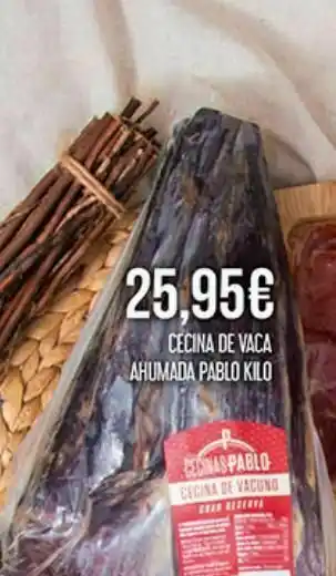 Claudio Cecina de vaca ahumada pablo oferta