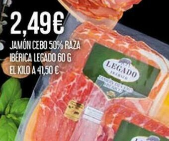 Claudio Jamón ibérico de cebo legado oferta