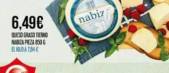 Claudio Queso tierno nabis oferta