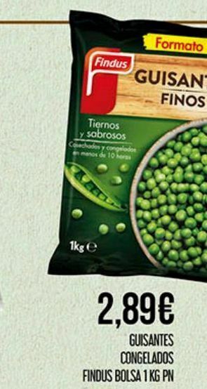 Claudio Guisantes finos congelados findus oferta