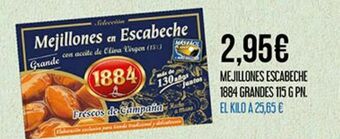 Claudio Mejillones en escabeche oferta