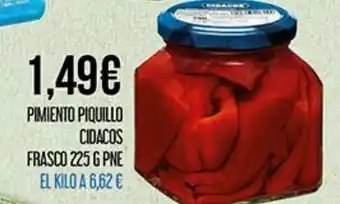 Claudio Pimientos del piquillo cidacos oferta
