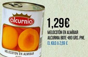 Claudio Melocotón en almíbar alcurnia oferta