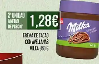 Claudio Crema de cacao milka oferta