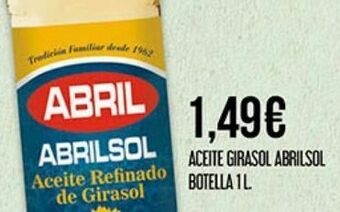 Claudio Aceite de girasol abril oferta