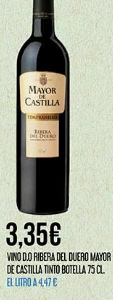 Claudio Vino tinto mayor de castilla oferta