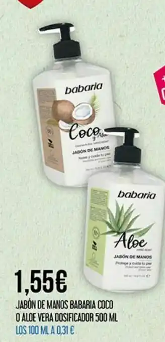 Claudio Jabón de manos babaria oferta