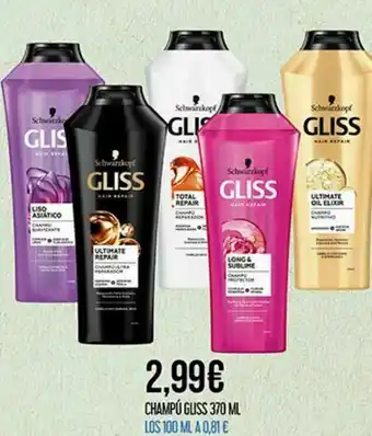 Claudio Champú gliss oferta