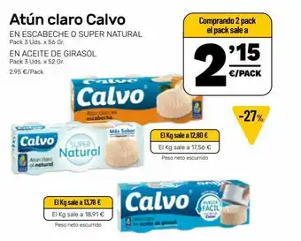 AhorraMas Atún calvo oferta
