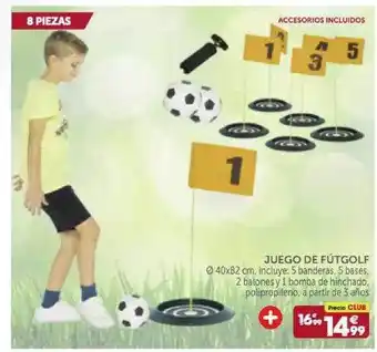 GiFi Juego De Fútgolf oferta
