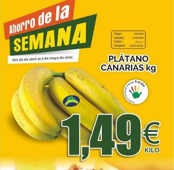 FROIZ Plátano Canarias oferta