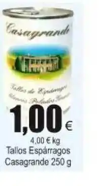 FROIZ Tallos Espárragos Casagrande 250g oferta