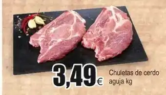 FROIZ Chuletas De Cerdo Aguja kg oferta