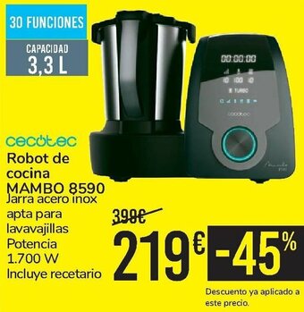 Carrefour Cecotec Robot de Cocina Mambo 8590 oferta