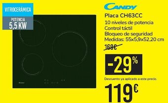 Carrefour Candy Placa CH63CC oferta