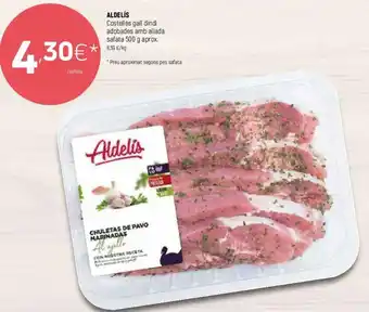 Coviran Aldelís Chuletas de Pavo Marinadas oferta