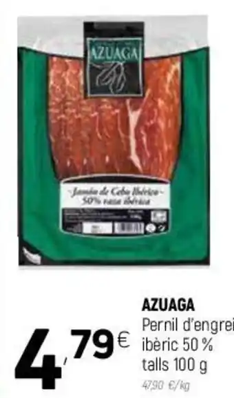 Coviran Azuaga Pernil d'engre Ibèric 50% talls 100 g oferta