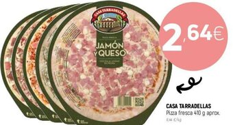 Coviran Casa Tarradellas Pizza Fresca 410 g Aprox oferta