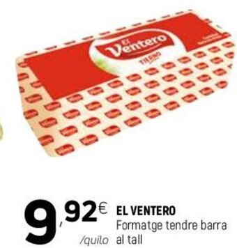 Coviran El Ventero Formatge Tendre Barra al Tall oferta