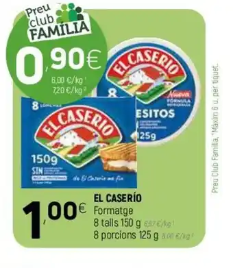 Coviran El Caserío Formatge 8 Talls 150 g oferta