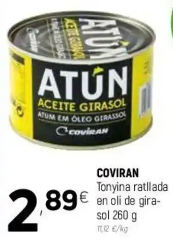 Coviran Coviran Tonyina Ratllada en Oli de Girasol 260 g oferta