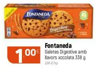 Coviran Fontaneda Galetes Digestive amb Llavors Xocolata 338 g oferta