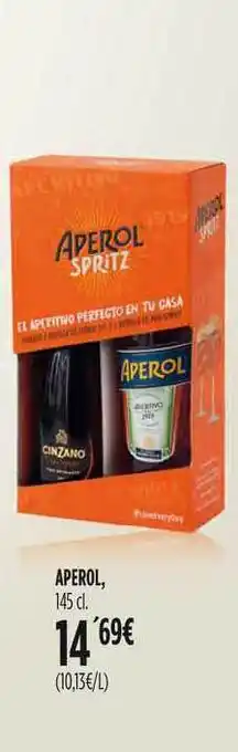 Hipercor Aperol, 145cl oferta