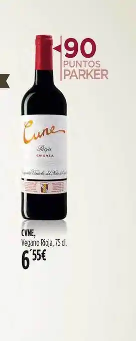 Hipercor Cvne Vegano Rioja 75cl oferta