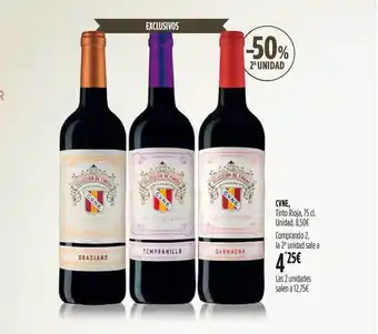 Hipercor Cvne Tinto Rioja, 75cl oferta