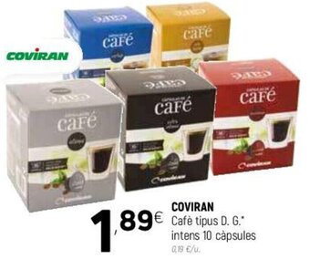 Coviran Coviran Cafè Tipus D.G. intens 10 càpsules oferta