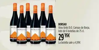 Hipercor Borsao Vino Tinto D.o. Campo De Borja 75cl oferta