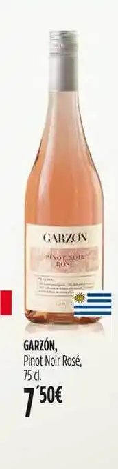 Hipercor Garzón Pinot Noir Rosé, 75cl. oferta