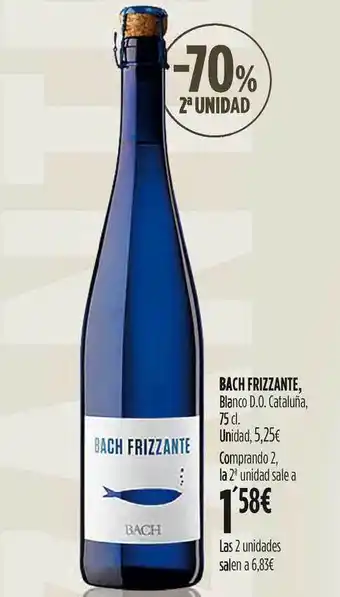 Hipercor Bach Frizzante Blanco D.o. Cataluña, 75cl oferta