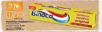 Gadis Dentífrico Original Binaca 75ml oferta