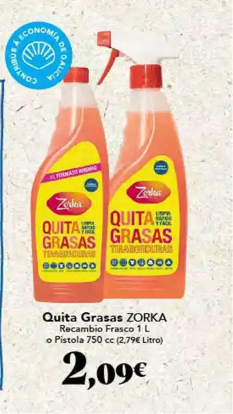 Gadis Quita Grasas Zorka 1L oferta