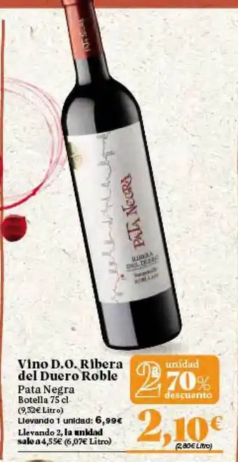 Gadis Vino D.o. Ribera Del Duero Roble 75cl oferta