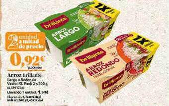 Gadis Arroz Brillante Largo o Redondo 2x 200g oferta