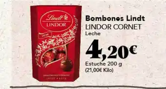 Gadis Bombones Lindt Lindor Cornet 200g oferta