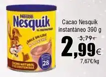 FROIZ Nestlé - cacao nesquik instantaneo oferta