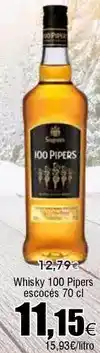 FROIZ 100 pipers - whisky oferta