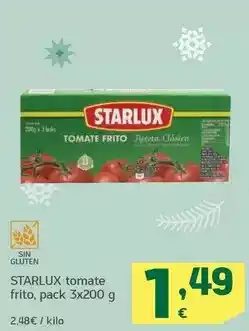 HiperDino Starlux - tomate frito oferta