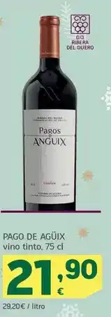 HiperDino Pago de aguix - vino tinto oferta