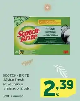 HiperDino Scotch-brite - clasico fresh salvaunas o laminado oferta