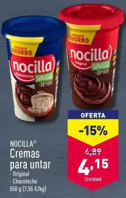 ALDI Nocilla - cremas para untar oferta