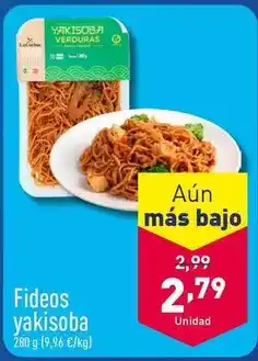 ALDI Yakisoba - fideos oferta