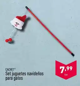 ALDI Set juguetes navidenos para gatos oferta